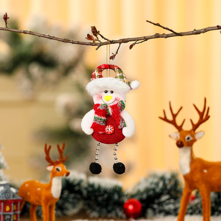 Dekorativer hängender Schneemann Ornament Karnz