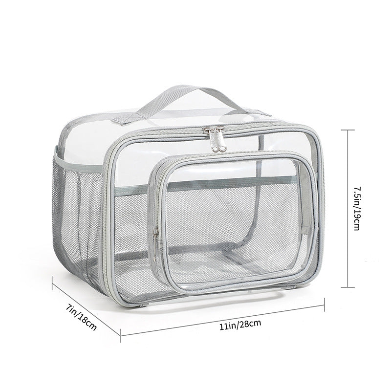 Damen Transparente Schulrucksack Karnz