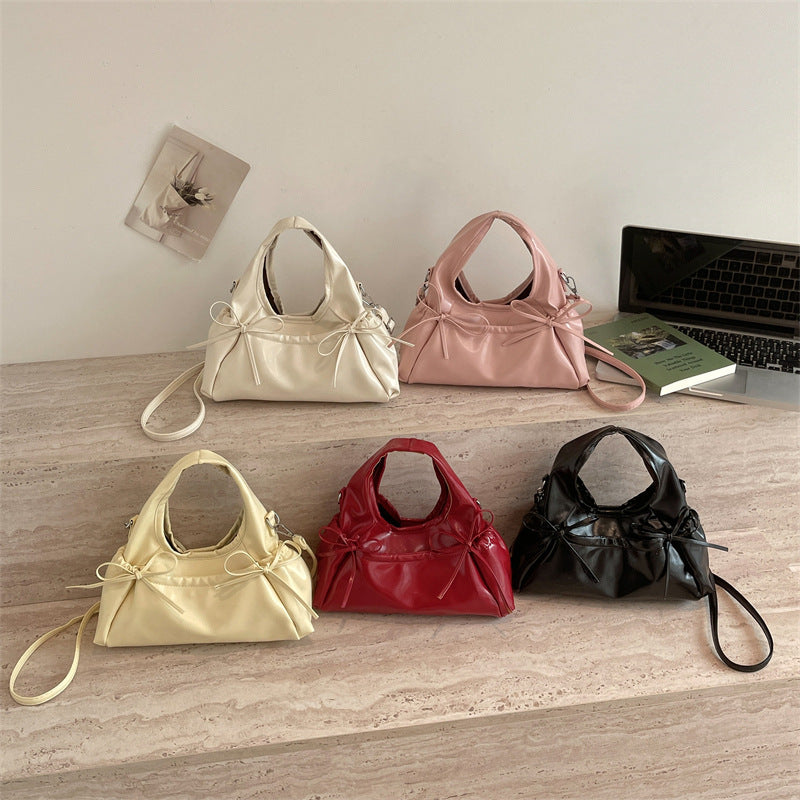 Eleganter Kunstleder Mini Rucksack