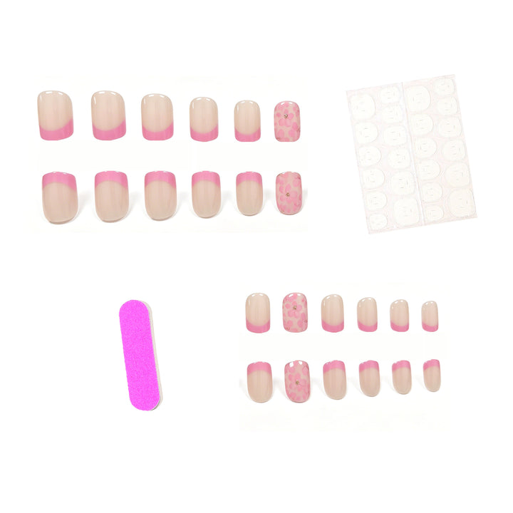 Elegantes Florales Nagelkunst Design Kit Karnz
