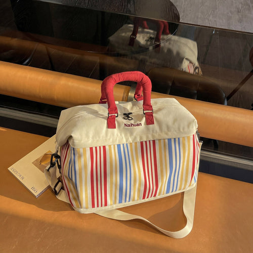Stylische Multi-Taschen Reise Wochenende Duffel Bag Karnz
