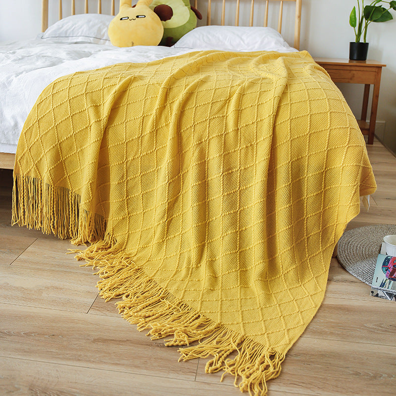 Kuschelige elegante Wurfdecke