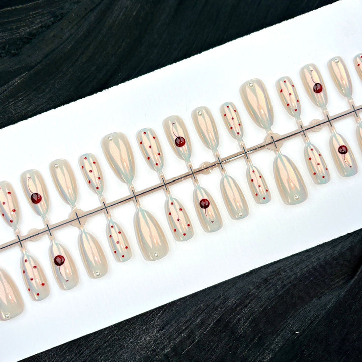 Künstlerisches Press-On Nagelset