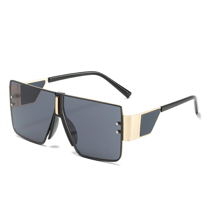 Damen trendige oversized Sonnenbrille mit futuristischem Design Karnz
