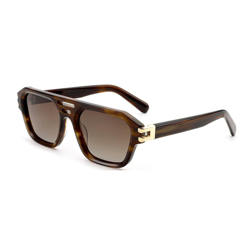 Damen modische Sonnenbrille im luxuriösen Design mit robustem Kunststoffrahmen Karnz