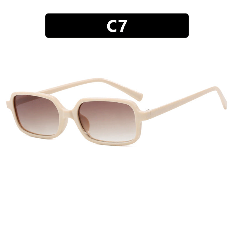 Damen quadratische Sonnenbrille mit einzigartigem, extravaganten Design und UV-Schutz Karnz