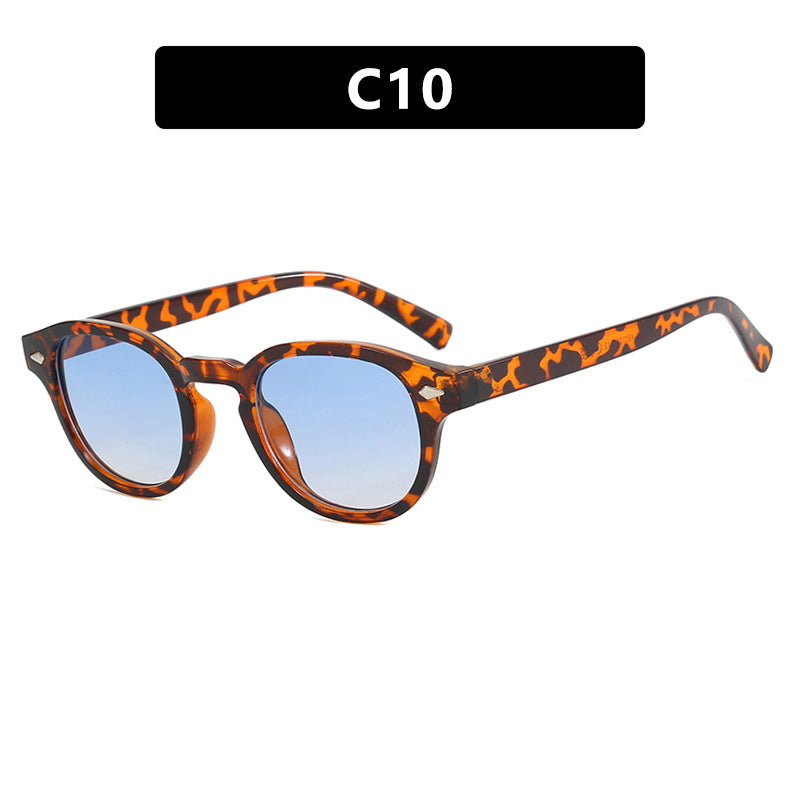 Damen runde Sonnenbrille mit elegantem Design und UV-Schutz Karnz