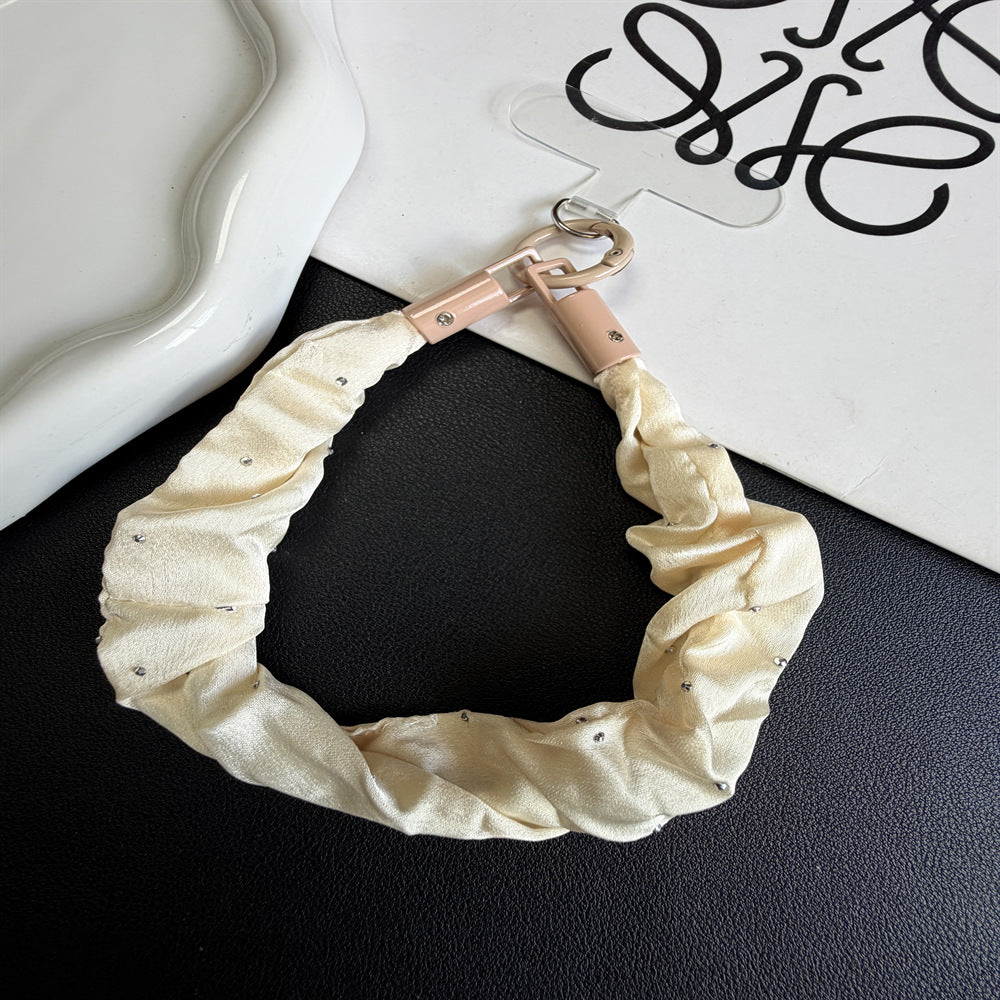 Dekorativer Chiffon Charm Schlüsselanhänger Karnz