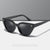 Damen Cat-Eye Sonnenbrille mit markantem Tierschrift-Muster Karnz