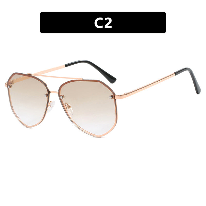 Damen stylische Sonnenbrille im einzigartigen Pentagramm-Design Karnz