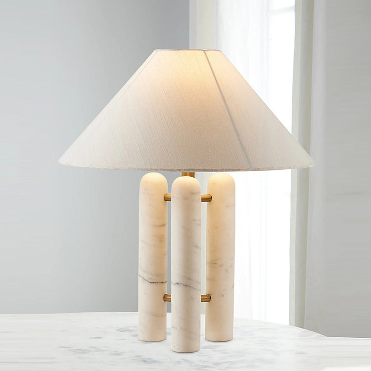 Zeitgenössische Marmor-Akzent-Tischlampe