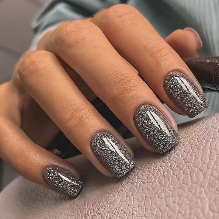 Glitzernde Press-On Nagelverlängerungen Karnz