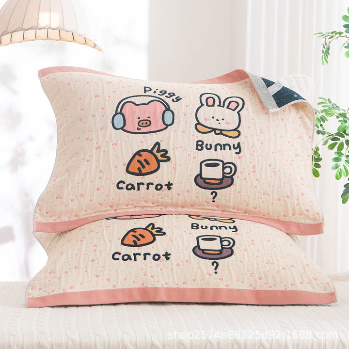 Damen Kissenbezüge mit fröhlichem Patchwork-Motiv Karnz