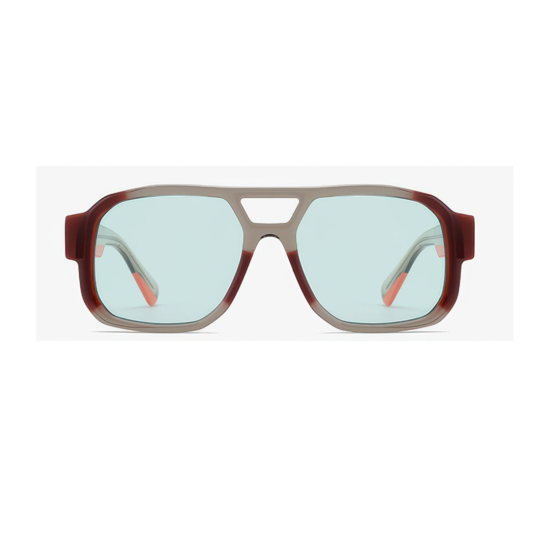 Damen Sonnenbrille im modernen, eleganten Hybrid-Design Karnz