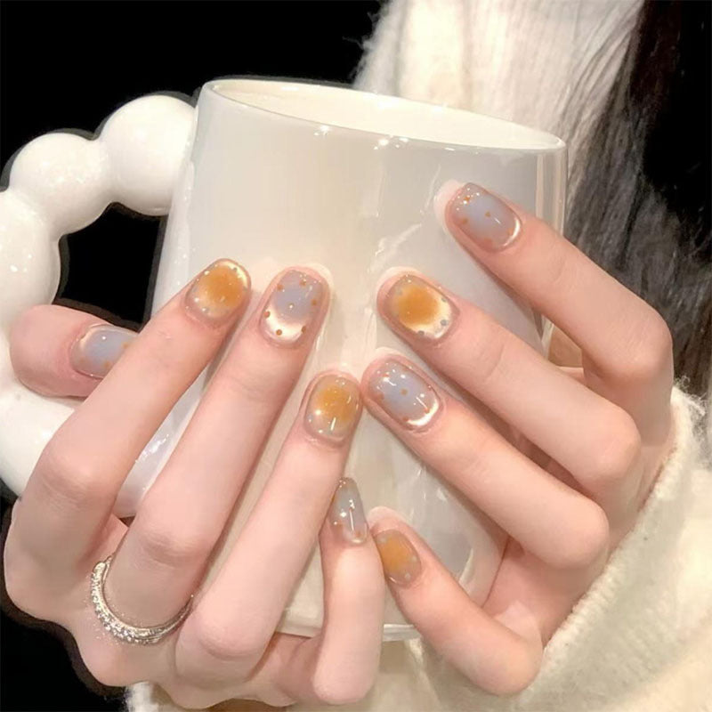 Künstlerisches Gel Press-On-Nagelset