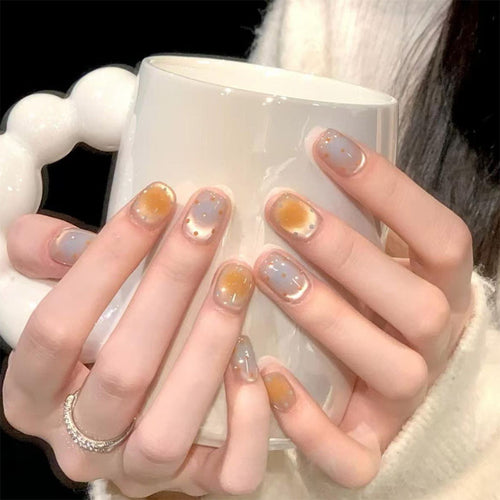 Künstlerisches Gel Press-On-Nagelset