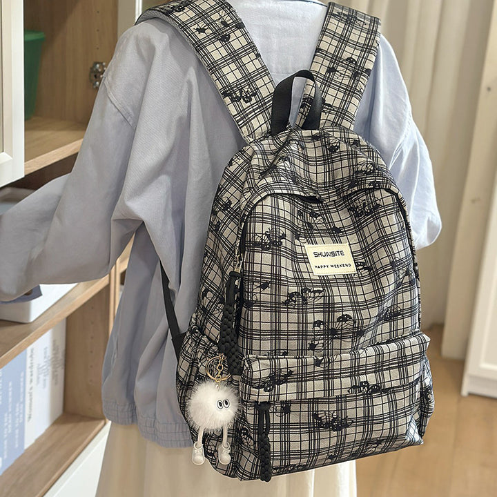Blumenverzierte Rucksack Karnz