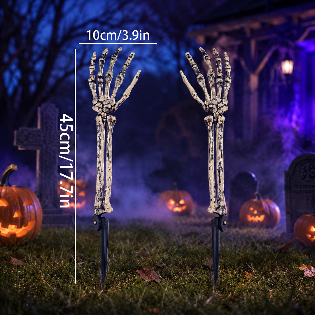 Gruselige Halloween Deko-Skelett-Baumstämme Karnz
