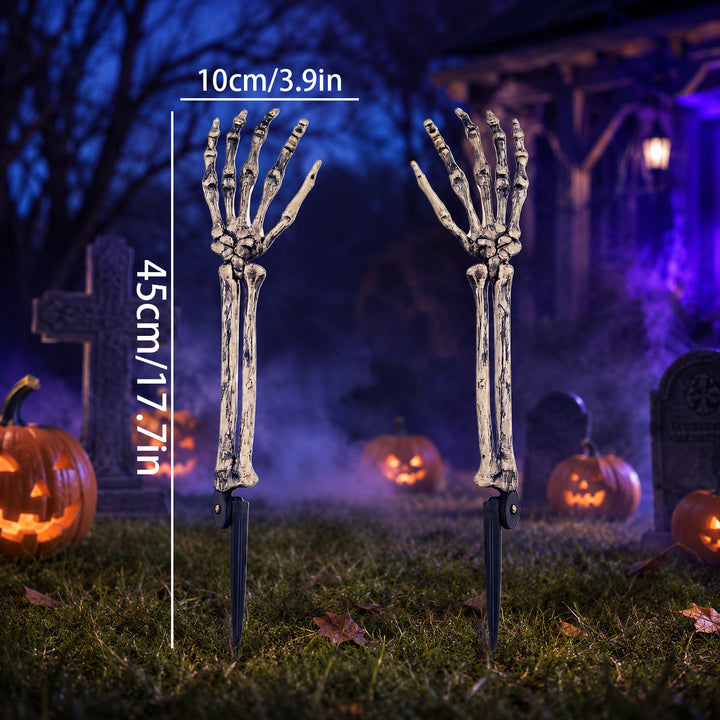 Gruselige Halloween Deko-Skelett-Baumstämme Karnz