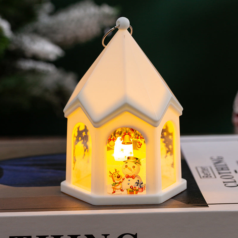 LED Weihnachtslaterne mit nostalgischem Design