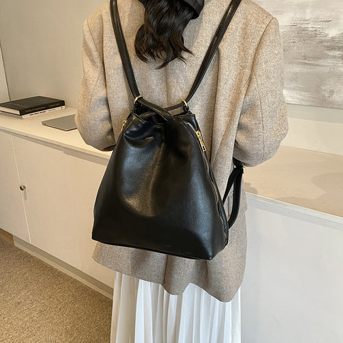 Elegante Kunstleder Einkauftasche Karnz