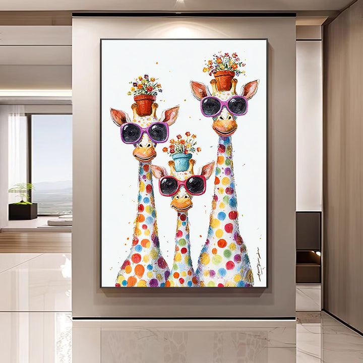 Giraffe Themen Leinwand Kunst