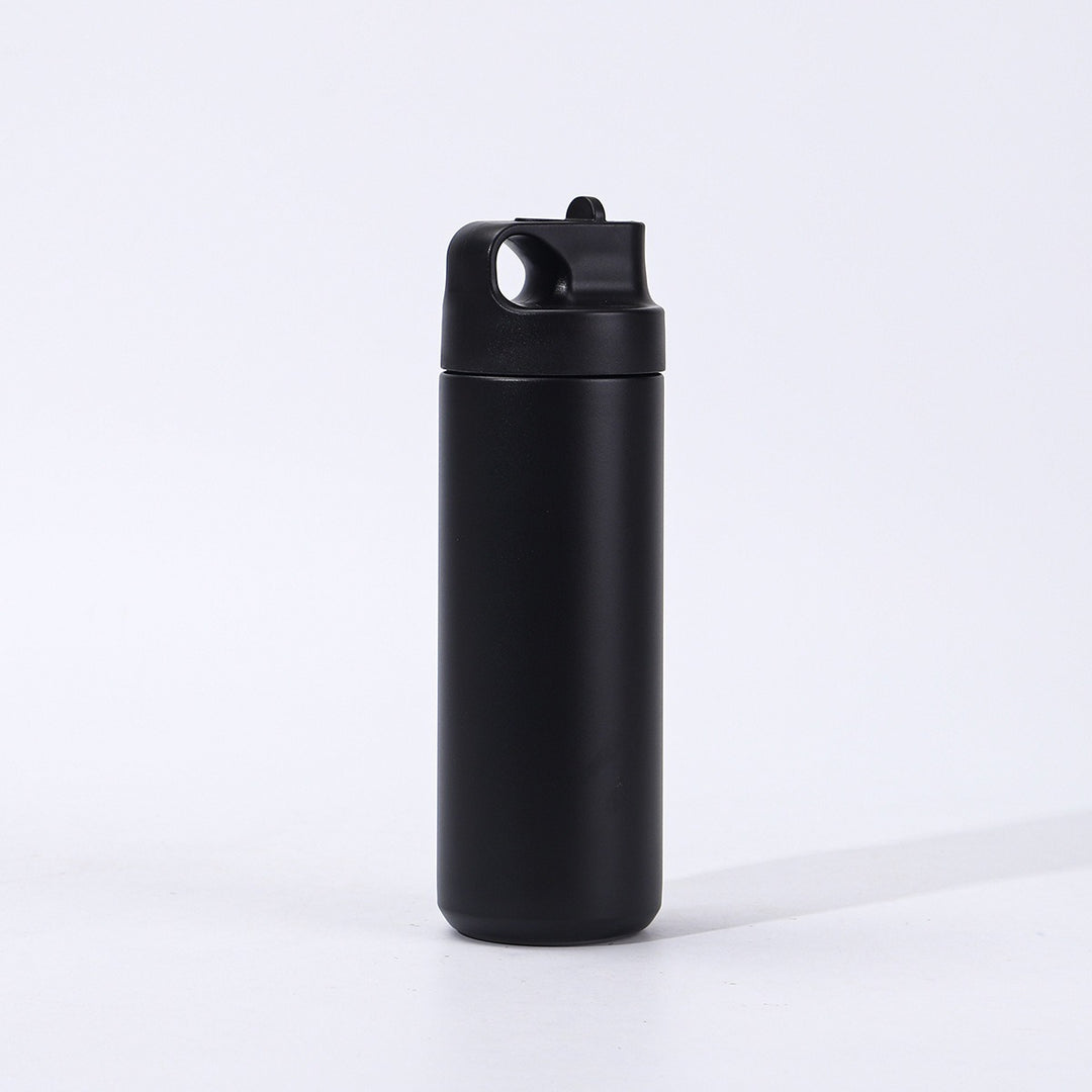 Damen hochwertige Isolier-Trinkflasche mit praktischem Tragegriff Karnz