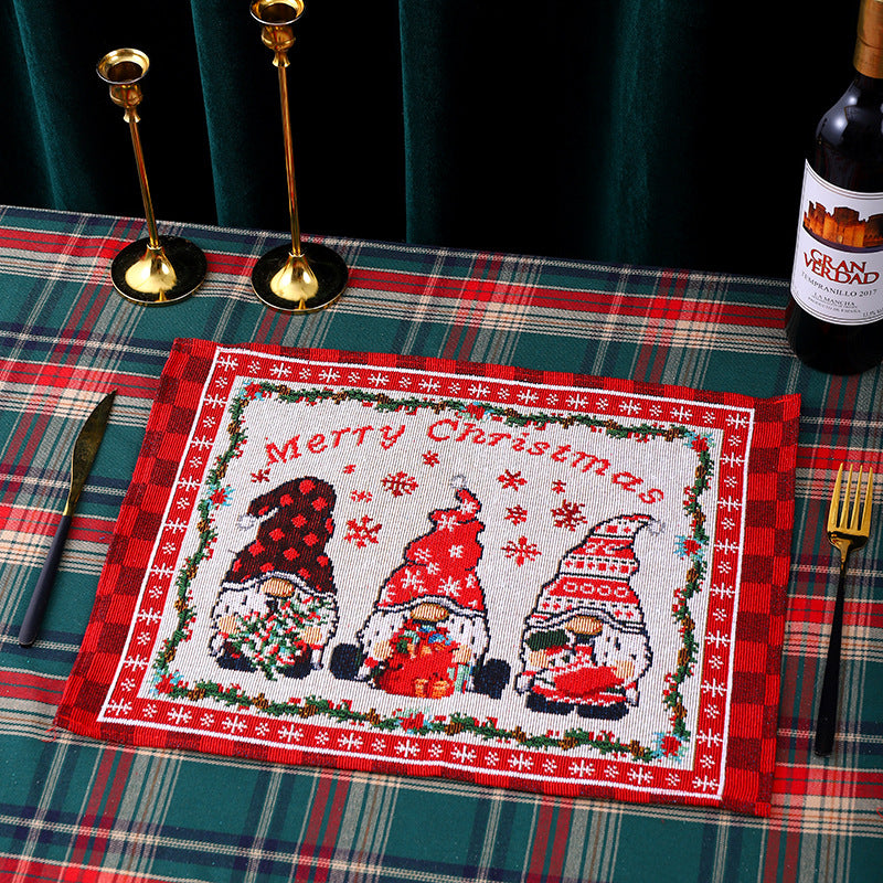 Festliche Tischdecke mit Weihnachtsmuster Karnz