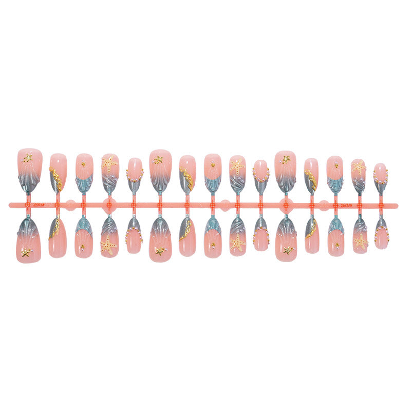 Dekoratives Press-On Nagelkunst-Set mit einzigartigen Designs Karnz