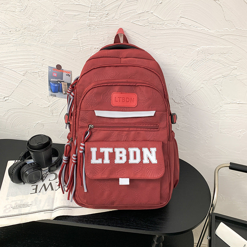 Moderne Texturierte Freizeit Rucksack Karnz