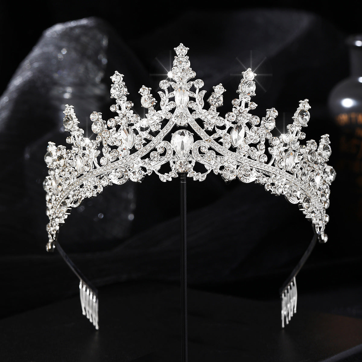 Damen Verzierte Tiara Karnz