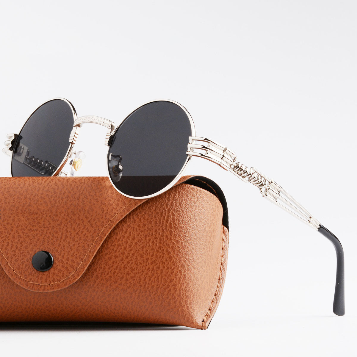 Damen Künstlerische Rundbrille Karnz
