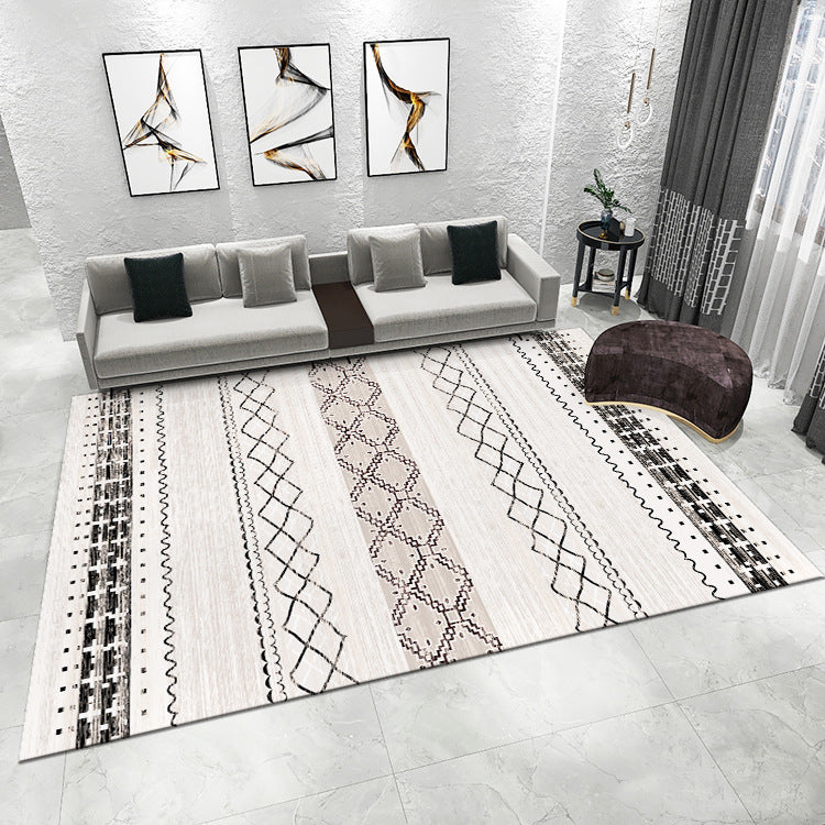 Abstrakter geometrischer Muster-Teppich