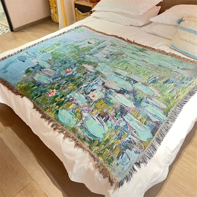 Künstlerische Florale Wandteppichdecke