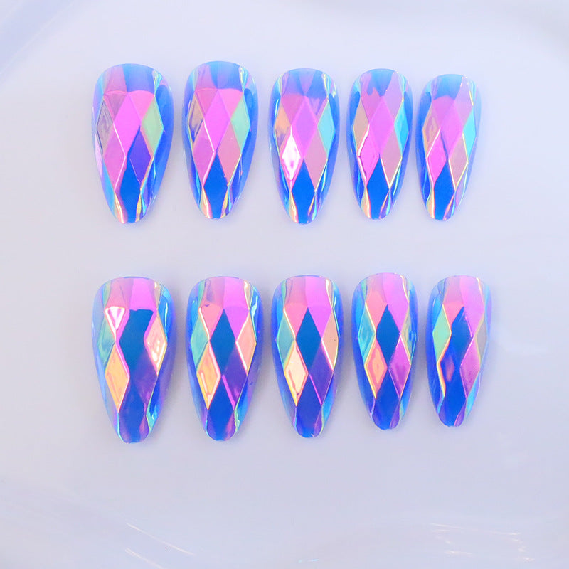 Dekorative Acryl Stiletto Nagelspitzen Karnz