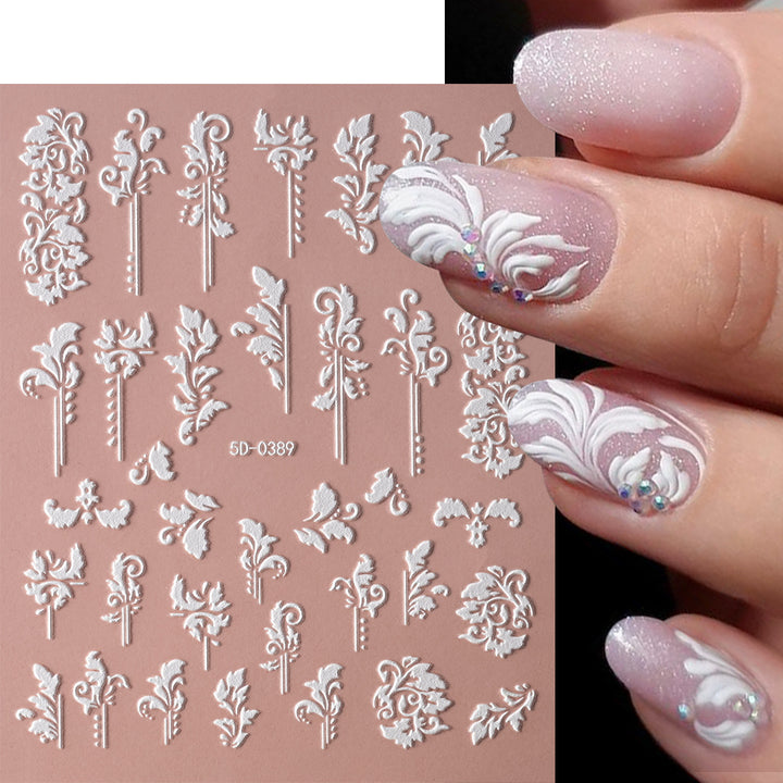 Elegante Nagelkunst Stempelplatte
