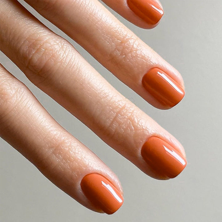 Hochglänzende Nagelkunst Karnz