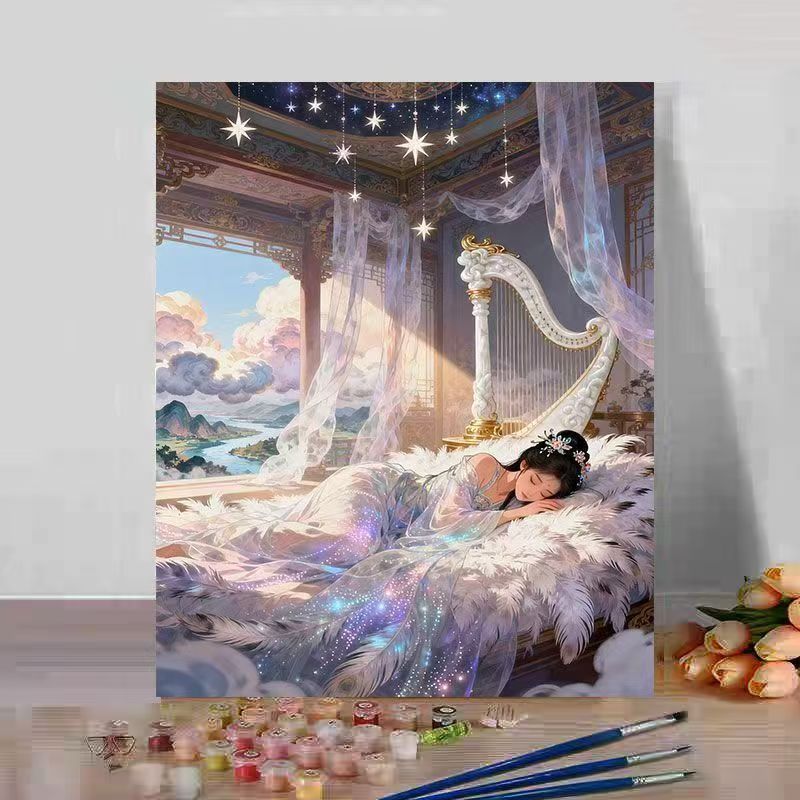 Fantasy Landschaft Malen nach Zahlen Kunstset Karnz