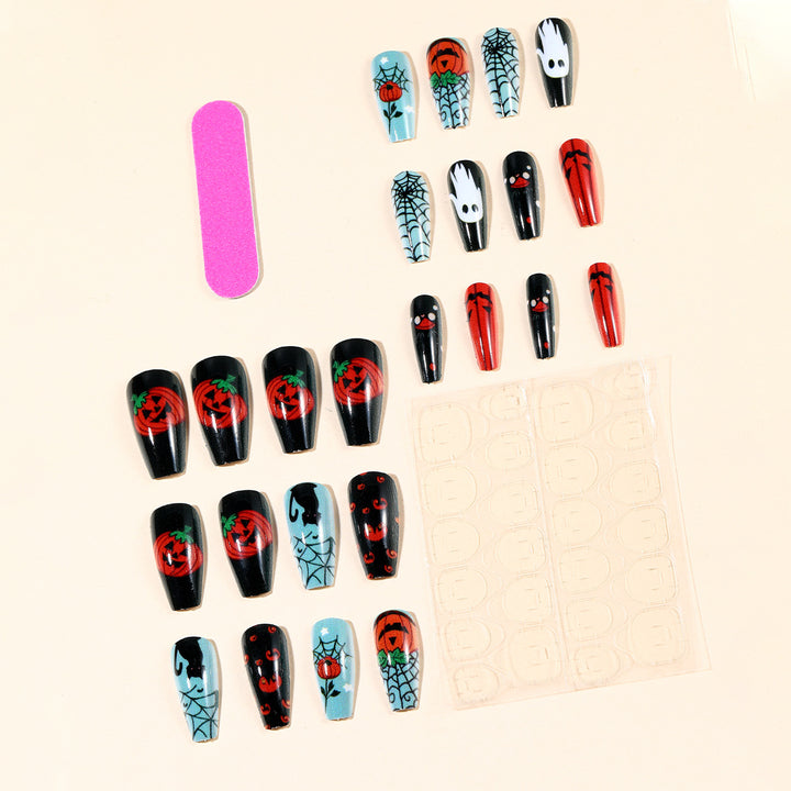 Halloween-Themen Nagelkunst Extensions Karnz