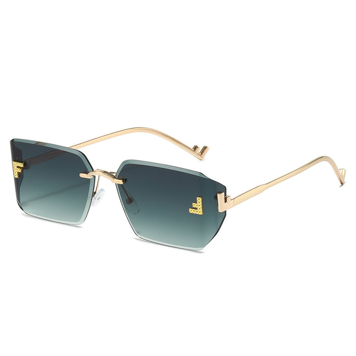 Luxuriöse geometrische Sonnenbrille Karnz