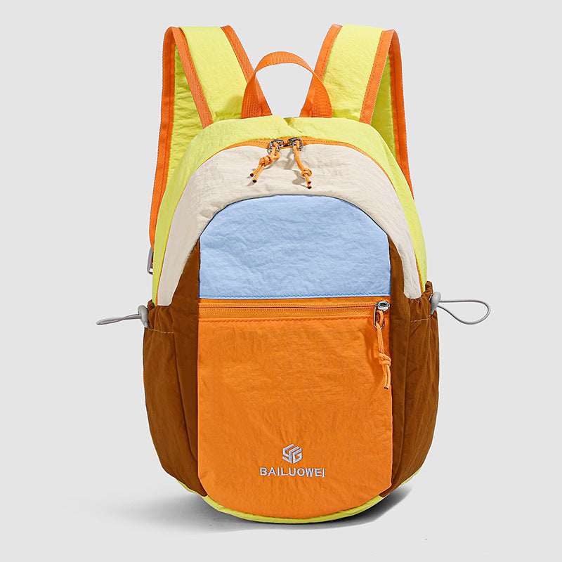 Bunter Mehrfach-Panel Rucksack