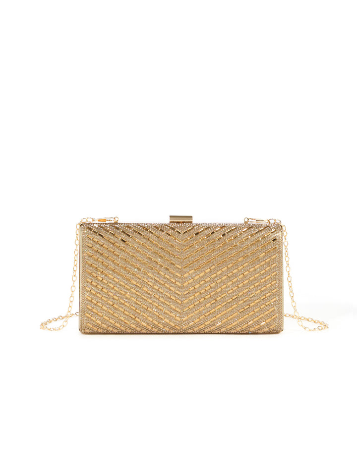 Opulente mit Kristallen verzierte Abendclutch