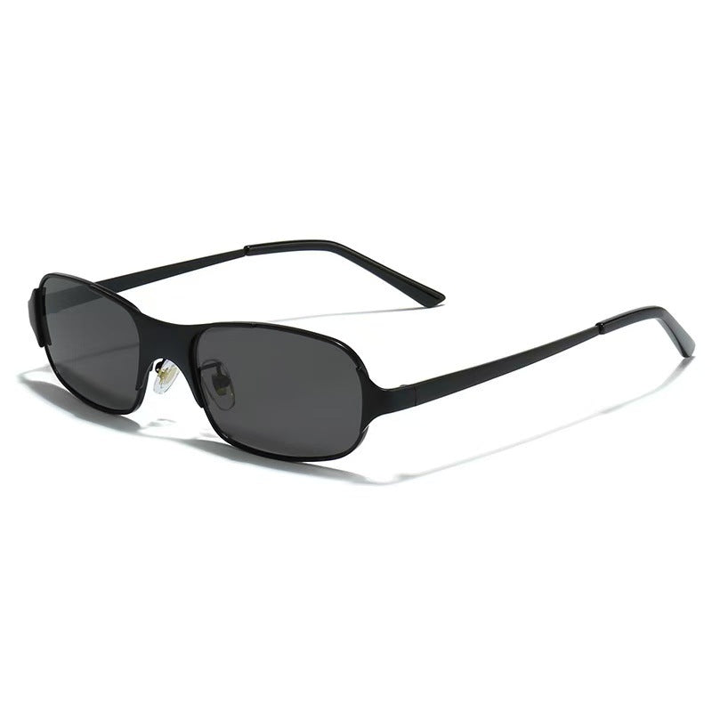 Damen moderne rechteckige Sonnenbrille mit UV-Schutz und komfortablem Gestell Karnz