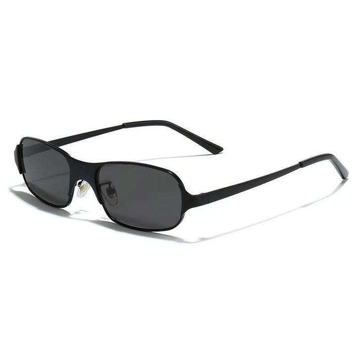 Damen moderne rechteckige Sonnenbrille mit UV-Schutz und komfortablem Gestell Karnz