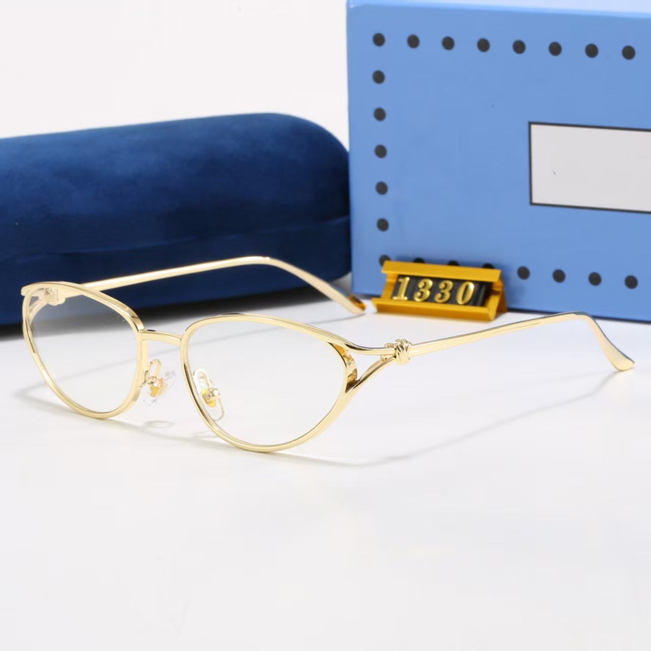 Damen elegante Cat-Eye Brille Karnz