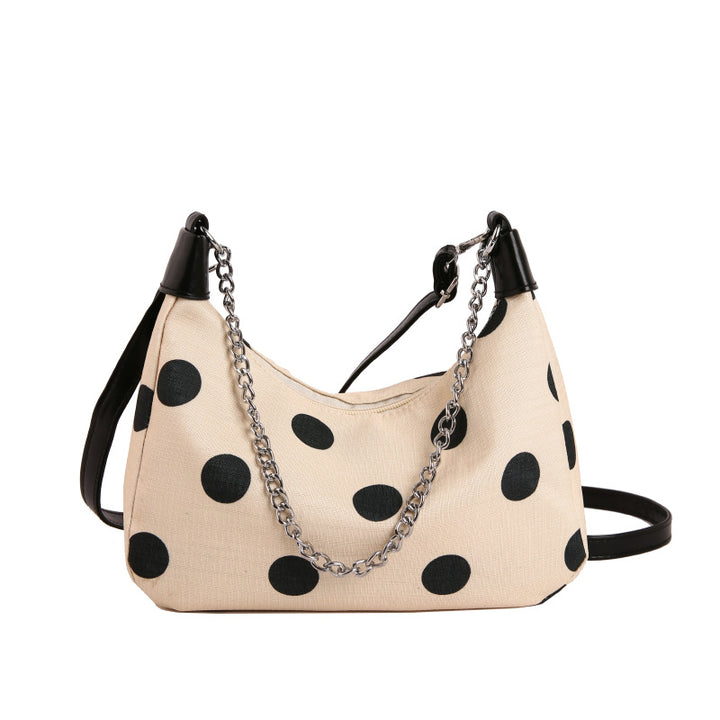 WoPolka Dot gemustertes Crossbody-Handtasche Karnz