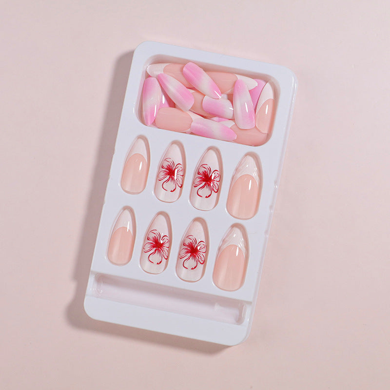Premium Press-On Nail Set mit dekorativen Akzenten Karnz