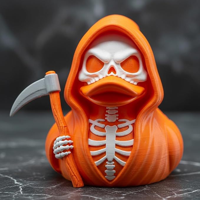 Kreative Sensenmann-Ente Figur Karnz