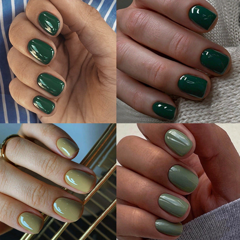 Elegantes Press-On Nagelset mit natürlichem Glanzfinish Karnz