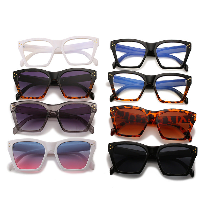 Damen große modische Sonnenbrille Karnz